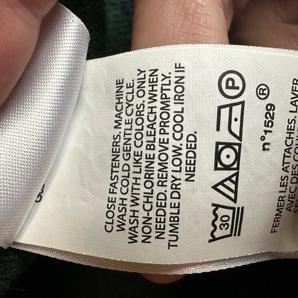 Polo Ralph Lauren Men’s Quarter Zip Dark Green Sweater. Size XL - Picture 6 of 7